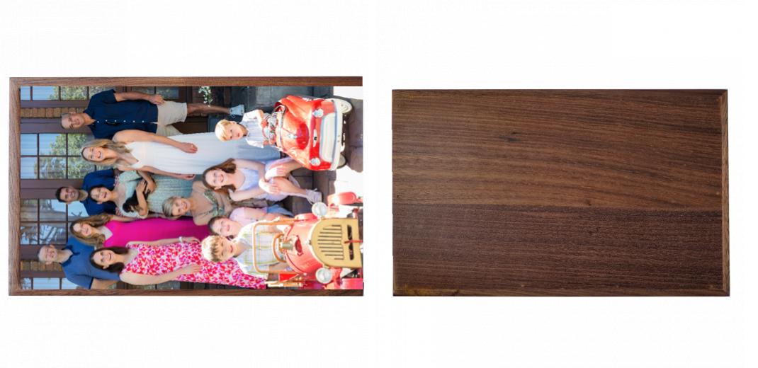 Wooden Box - Rectangle 'Walnut' (Can hold 6x4″ or 7x5″ photos) The Photographer's Toolbox PD Custom Product 77.00 The Photographer's Toolbox