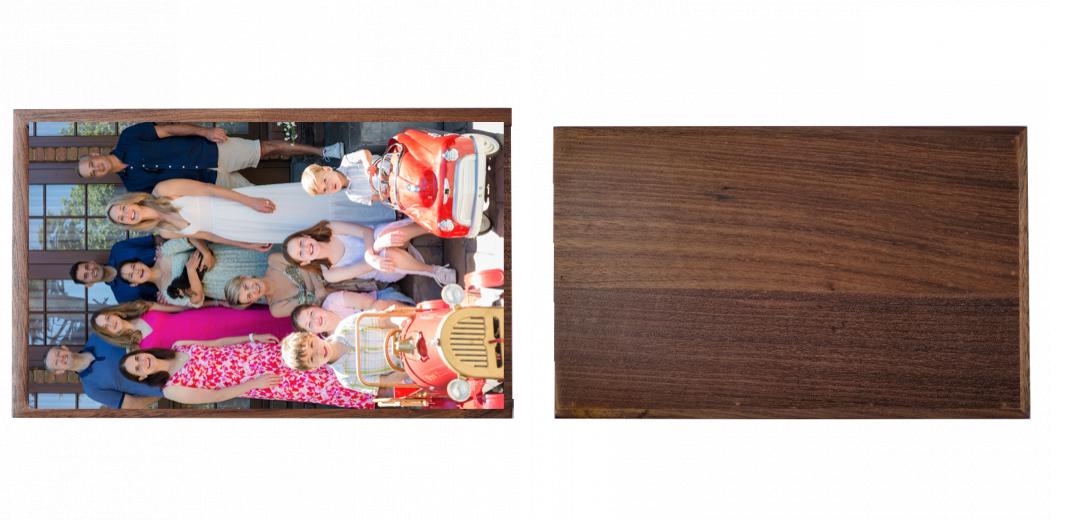 Wooden Box - Rectangle 'Walnut' (Can hold 6x4″ or 7x5″ photos) The Photographer's Toolbox PD Custom Product 77.00 The Photographer's Toolbox