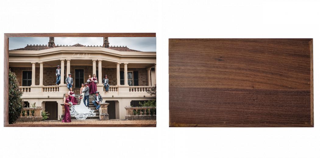 Wooden Box - Rectangle 'Walnut' (Can hold 6x4″ or 7x5″ photos) The Photographer's Toolbox PD Custom Product  The Photographer's Toolbox