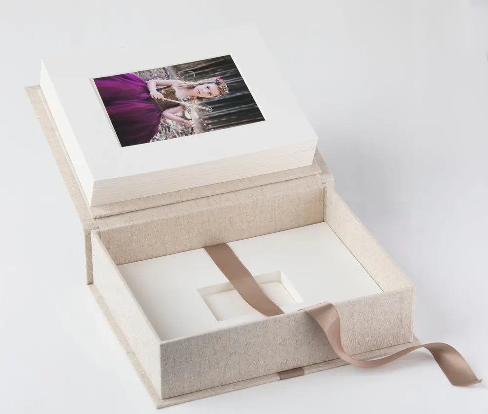 Exotic Paper Photo Box - 4x6 - Photo Packaging - PhotoFlashDrive